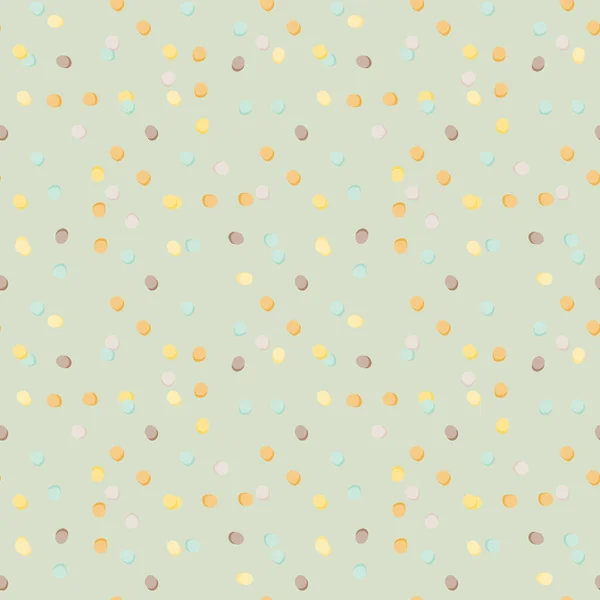 Modèle Abstrait Pois Géométriques Sans Couture Pois Pastel Colorés Sur — Image vectorielle