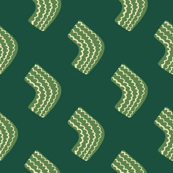 Sömlöst Mönster Gröna Toner Ljusgröna Element Vektorillustration Perfekt För Brevpapper — Stock vektor