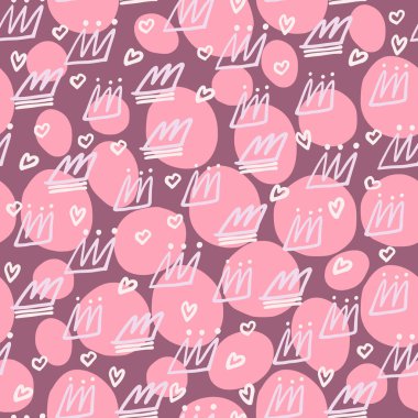 Pastel palet pürüzsüz desenli, beyaz çizgili kaplamalı. Pembe lekeli mor bir arka plan. Saf karalama çalışması. Duvar kağıdı, ambalaj kağıdı, tekstil baskısı, kumaş için mükemmel. Vektör