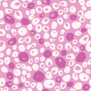 Parlak, egzotik, pürüzsüz bir iz. Beyaz afrikal soyut süslemeli eflatun arkaplan. Duvar kağıdı, tekstil, ambalaj kağıdı, kumaş baskısı için harika. Vektör illüstrasyonu.