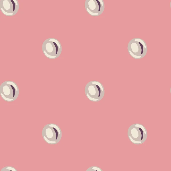 Бесшовный Рисунок Стилизованными Серыми Силуэтами Розовый Фон Творческие Подводные Элементы — стоковый вектор