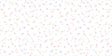 Renkli eğlence konfeti nokta seamless modeli