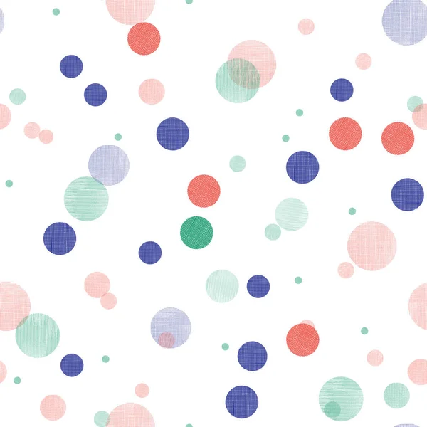 Tela colorida puntos texturizados estampado sin costuras — Vector de stock