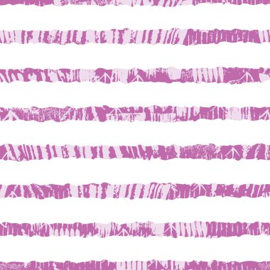 Pembe ve beyaz boya dokulu çizgili desen