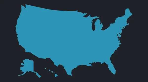 Resumen Plano Colorido Mapa — Foto de Stock