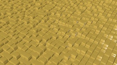 3D soyut arka plan engeller. 3D render.