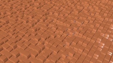 3D soyut arka plan engeller. 3D render.