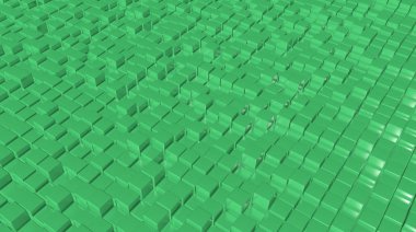 3D soyut arka plan engeller. 3D render.