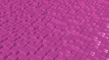 3D soyut arka plan engeller. 3D render.