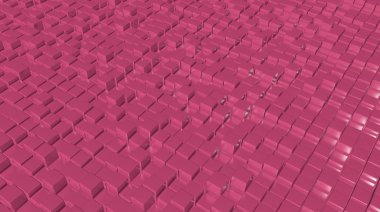 3D soyut arka plan engeller. 3D render.