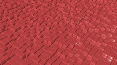 3D soyut arka plan engeller. 3D render.