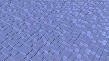 Soyut 3d bloklar animasyon arka plan