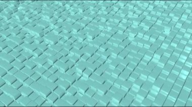 Soyut 3d bloklar animasyon arka plan