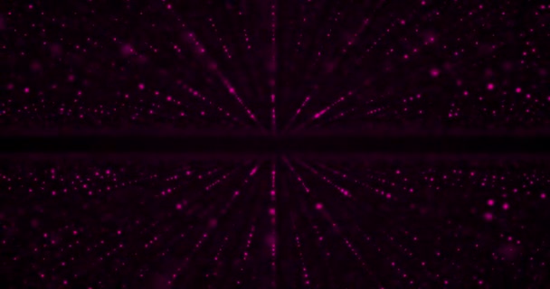 Abstrakte Elegante Partikel Hintergrund Darstellung — Stockvideo