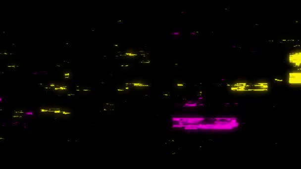 Imagens Tela Distorção Sobreposição Falhas — Vídeo de Stock