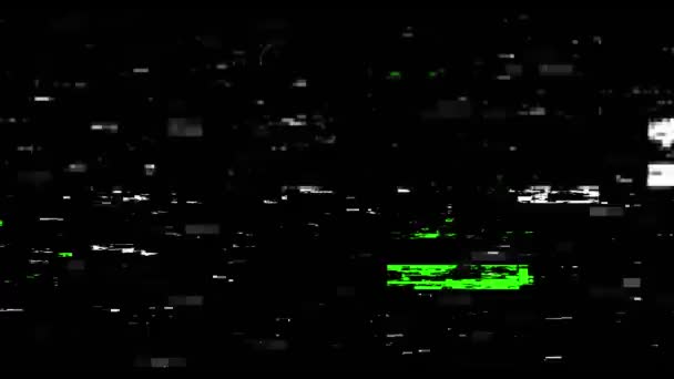 Glitch Overlay Vervorming Beeldscherm Beelden — Stockvideo