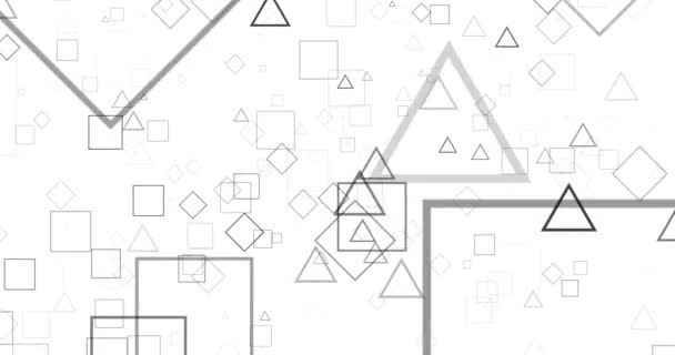 Abstrakte Stilvolle Geometrische Hintergrund — Stockvideo