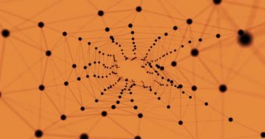 Dijital ağ bağlantısı tünel arka planı