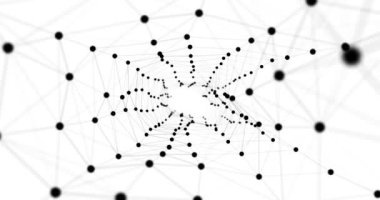 Dijital ağ bağlantısı tünel arka planı