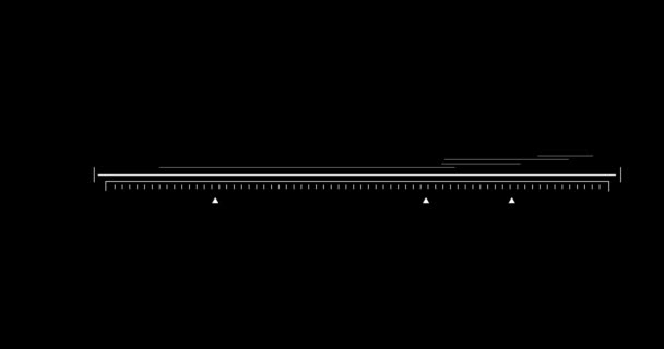 Hud Interface Element Sie Können Verwenden Ihr Eigenes Interface Design — Stockvideo