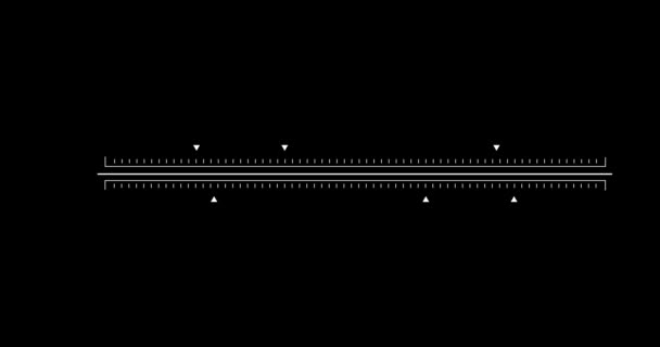 Hud Interface Element Sie Können Verwenden Ihr Eigenes Interface Design — Stockvideo