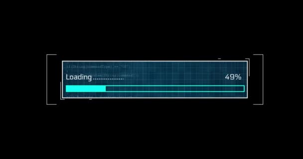 Carregar Terços Inferiores Elemento Gráfico Movimento — Vídeo de Stock