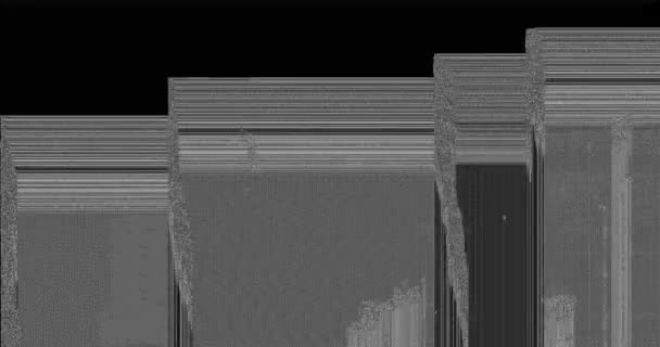 Animazione Errore Glitch Elemento Grafico Motion Perfetto Progetti Giochi Presentazioni — Video Stock