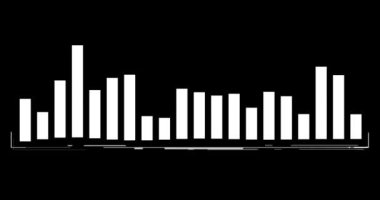 Dijital ekonomi elementi. 4K hareket grafikleri ögesi.