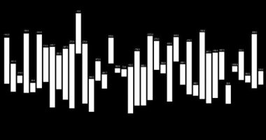 Dijital ekonomi elementi. 4K hareket grafikleri ögesi.