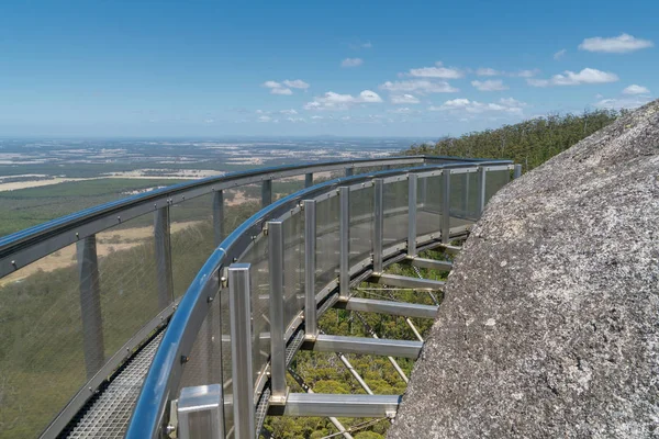 Incrível Vigia Castle Rock Destaque Dentro Parque Nacional Porongurup Perto — Fotografia de Stock