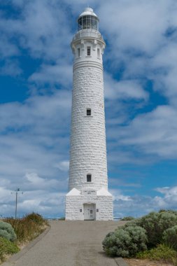 Cape Leeuwin, Avustralya - 7 Şubat 2018: Cape Leeuwin, Hint Okyanusu Güney Okyanusu 7 Şubat 2018 üzerinde Batı Avustralya'da buluştuğu Avustralya en Güneybatı noktasında fenerinde