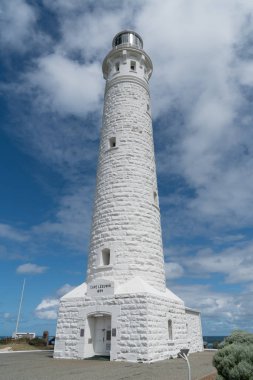 Cape Leeuwin, Avustralya - 7 Şubat 2018: Cape Leeuwin, Hint Okyanusu Güney Okyanusu 7 Şubat 2018 üzerinde Batı Avustralya'da buluştuğu Avustralya en Güneybatı noktasında fenerinde