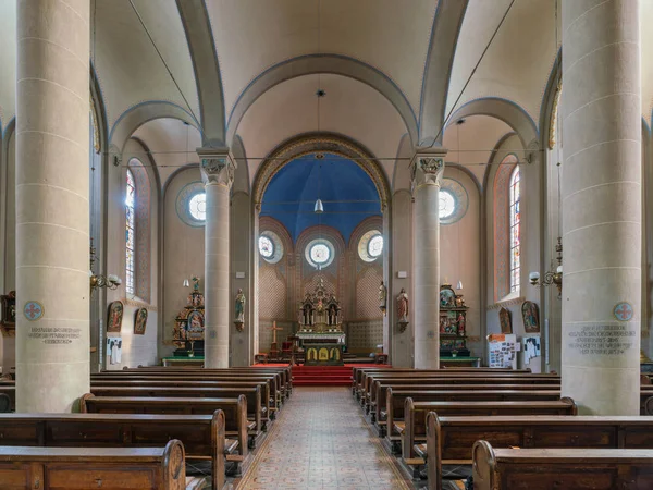 Ernst Deutschland Oktober 2018 Blick Die Pfarrkirche Heiliger Salvator Oktober — Stockfoto