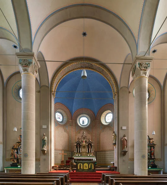 Ernst Alemanha Outubro 2018 Vista Para Igreja Paroquial Saint Salvator — Fotografia de Stock