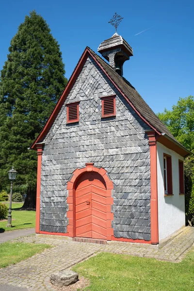 Small Old Chapel Odenthal Typical Village Bergisches Land Germany — Stock Photo, Image