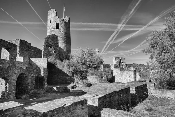 Ruin Winneburg Castle Close Cochem Moselle River Germany Europe — Stock Photo, Image