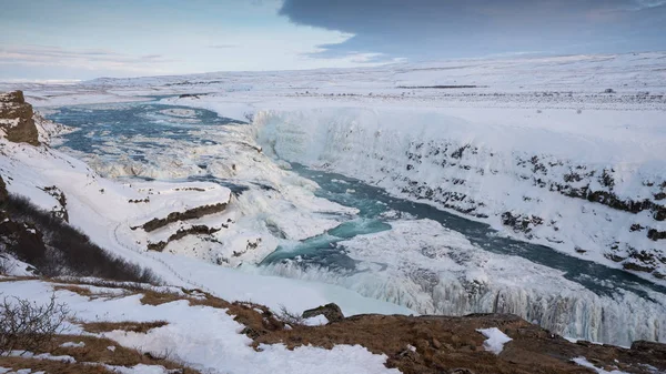 Gullfoss, Island, Europa — Stockfoto