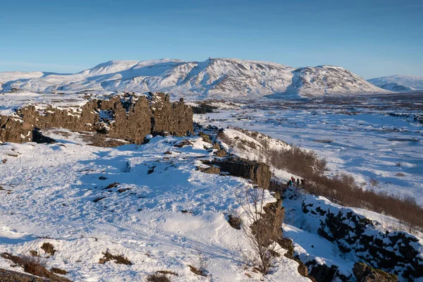 Национальный парк Тингвеллир, Исландия, Европа — стоковое фото