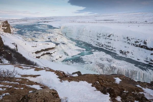 Gullfoss, Islândia, Europa — Fotografia de Stock