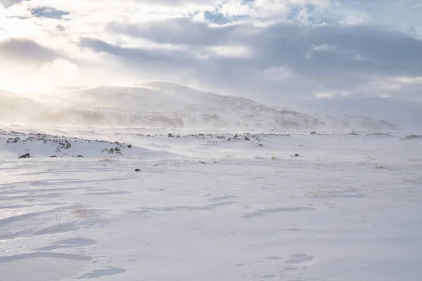 Zima, Islandia, Europa — Zdjęcie stockowe
