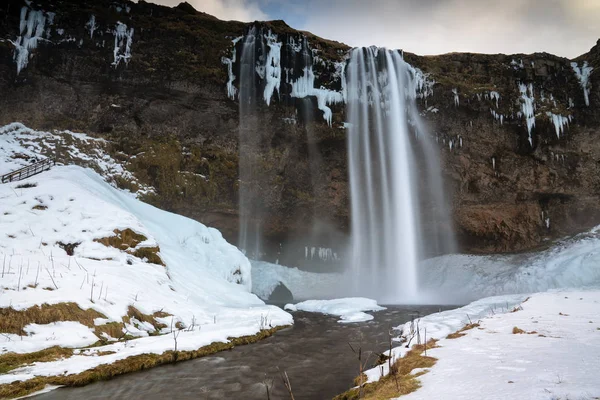 Seljalandsfoss, 아이슬란드, 유럽 — 스톡 사진