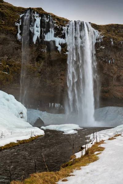 Europie Seljalandsfoss, Islandia, — Zdjęcie stockowe