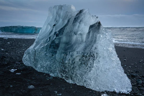 Diamond Beach Joekulsarlon, Islanda — Foto Stock