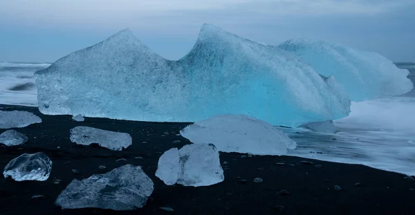 Diamond Beach Joekulsarlon, Islande — Photo