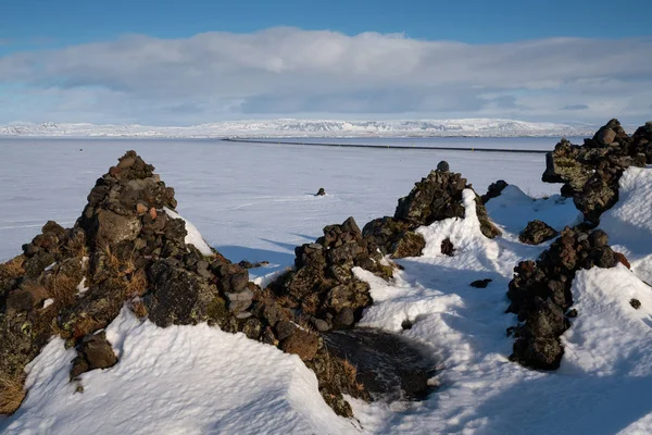 Vinter på Island, Europa — Stockfoto