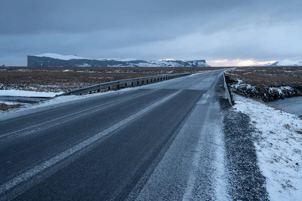 Landskap, vinter i Island, Europa — Stockfoto