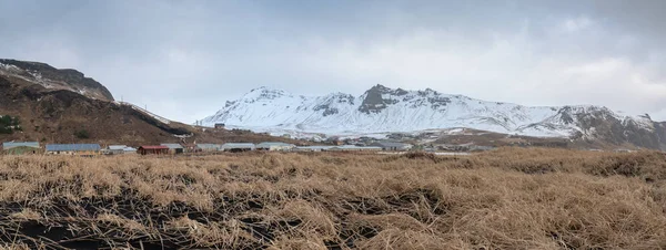 Panorama de Vik, Islândia, Europa — Fotografia de Stock
