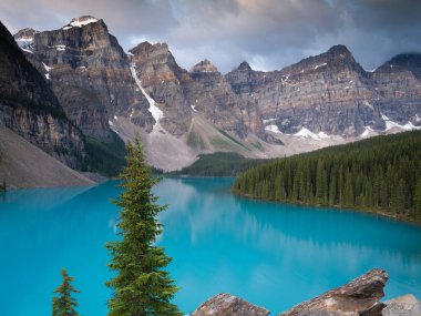 Moraine Gölü, Banff Ulusal Parkı, Alberta, Kanada