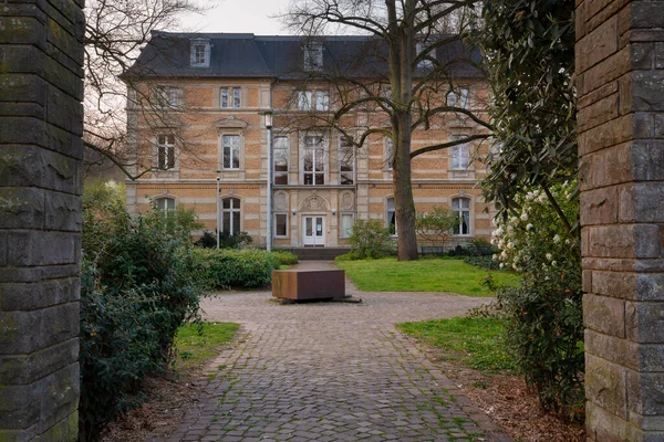 Bergisch Gladbach Duitsland April 2020 Panoramisch Beeld Van Villa Zanders — Stockfoto