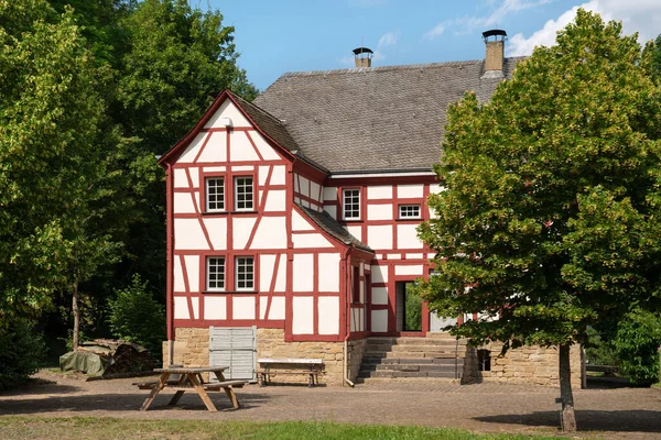 Mala Sobernheim Alemania Junio 2020 Imagen Panorámica Antiguas Casas Madera — Foto de Stock